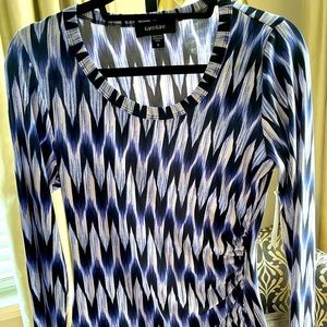 NWT Karen Kane Mesh Rouched Top